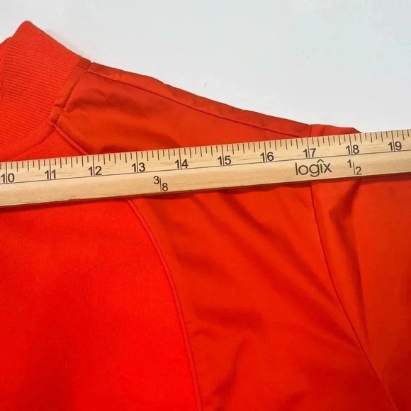 ATHLETA  Jacket Zion Microfleece Long Sleeve Orange Full Zip Women’s Size XS - Picture 12 of 15